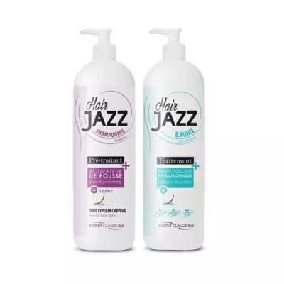 HAIR JAZZ Pro - Shampooing Pousse De Cheveux Et Baume Réparateur